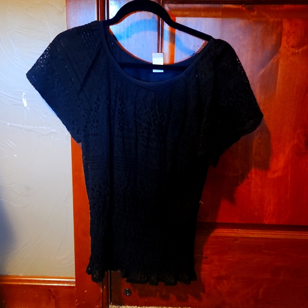 Black lacey Blouse